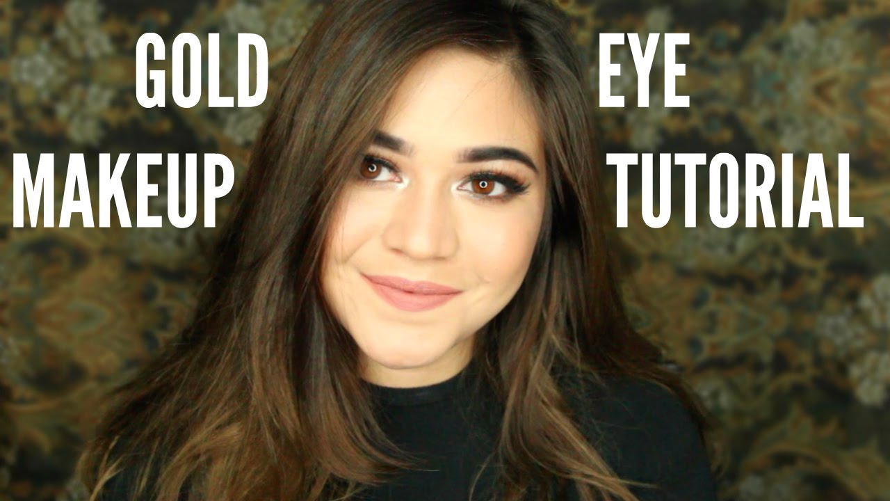 Gold Eye Makeup Tutorial | SarahAyu