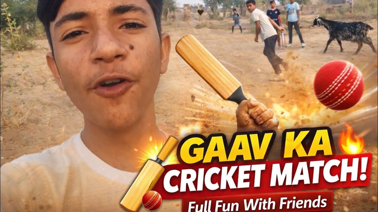 Cricket match with friends 😎