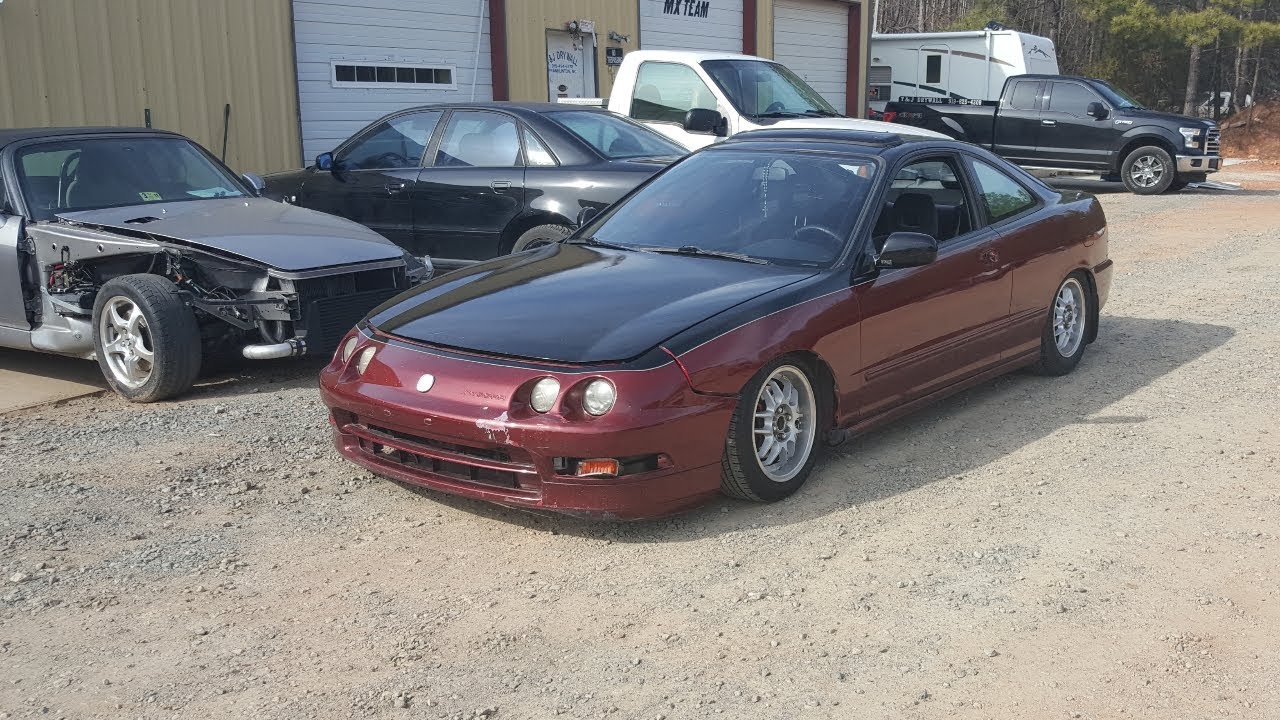 Driving My 260HP Ebay Turbo Integra Head Cam