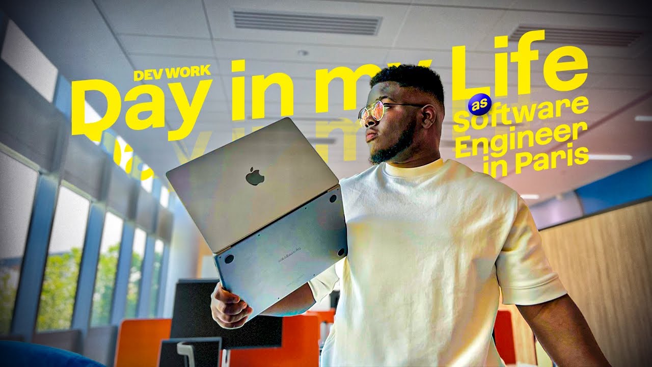 A day in my life as Software Engineer in PARIS (No voiceover)