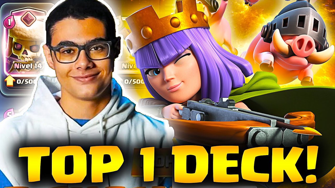 😳EL MAZO MOHAMED LIGHT para LLEGAR al TOP 1 en CLASH ROYALE!!!!!!!