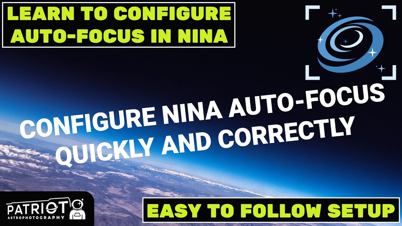 Настройте автофокус NINA быстро и правильно