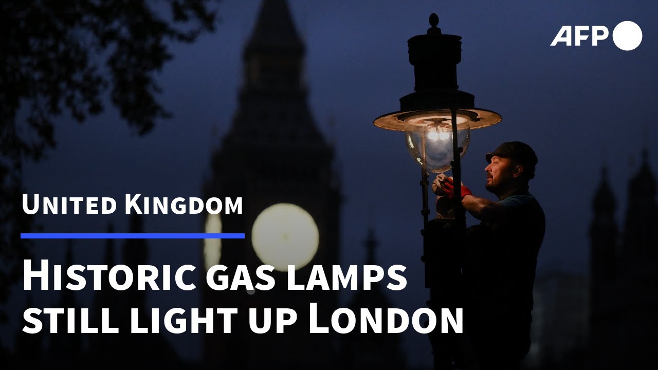 The 19th-century gas lamps that still light up London | AFP