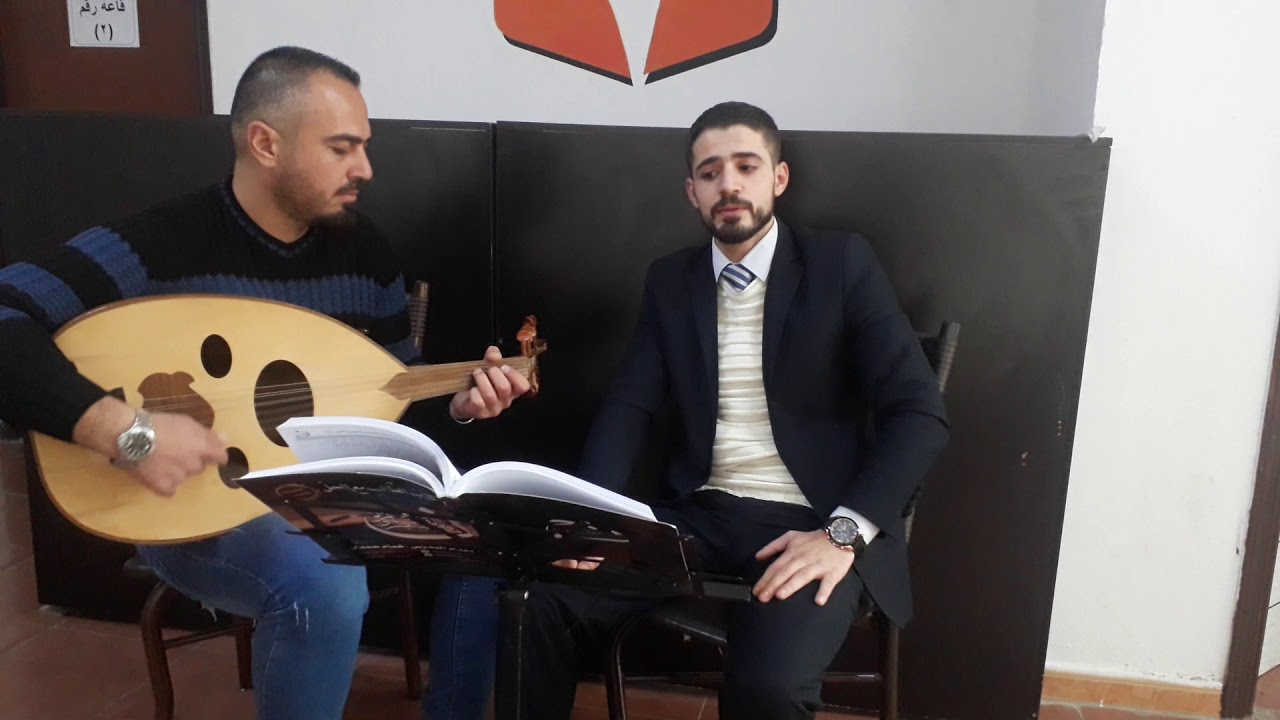 إنشاد قصيدة ( الغاب ) على الفلكلور العراقي