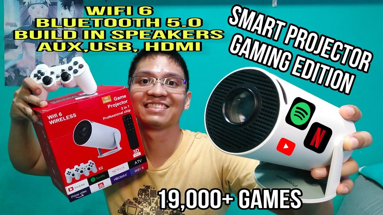 HY300 Pro Max Gaming Edition Smart Projector Unboxing and Review