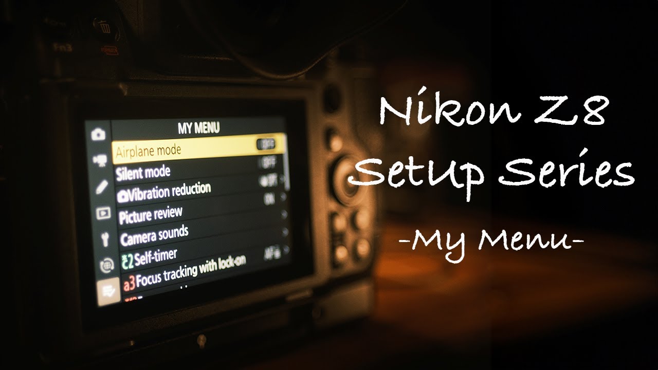 Как настроить Nikon Z8 — Моё меню
