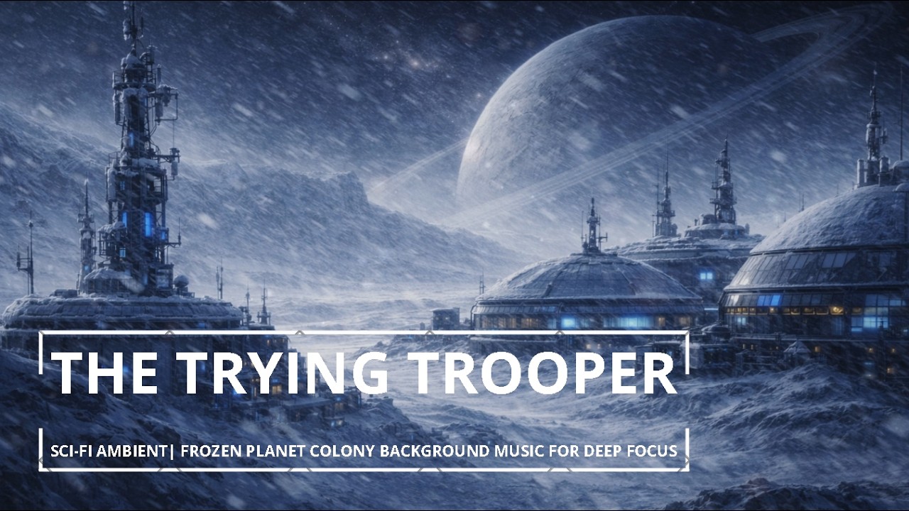 Sci-Fi Ambient | Frozen Planet Colony Background Music for Deep Focus (3 Hours)