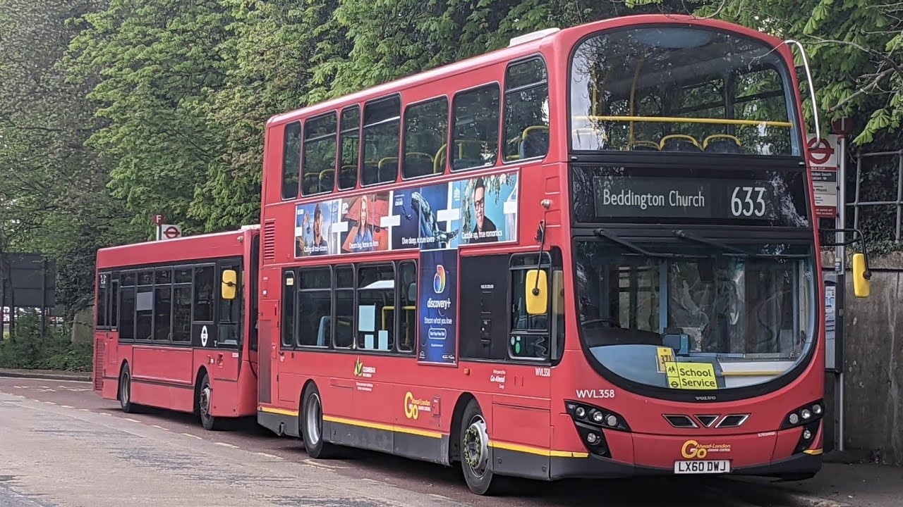 *Full Route Visual* Route 463/633 | Coulsdon South - Pollards Hill | WVL358 (LX60 DWJ)