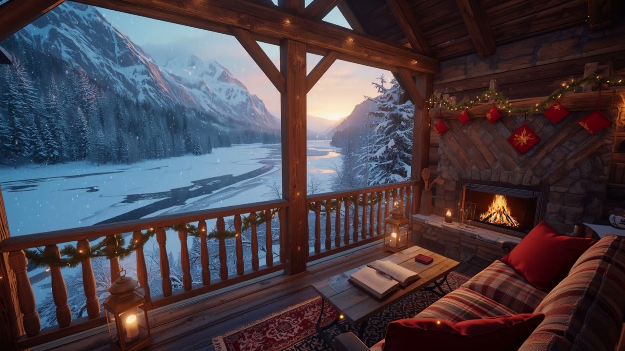 The Most Relaxing Jazz Piano 2026 🎹 Warm Fireplace, Crackling Fireplace & NO MID-ROLL ADS