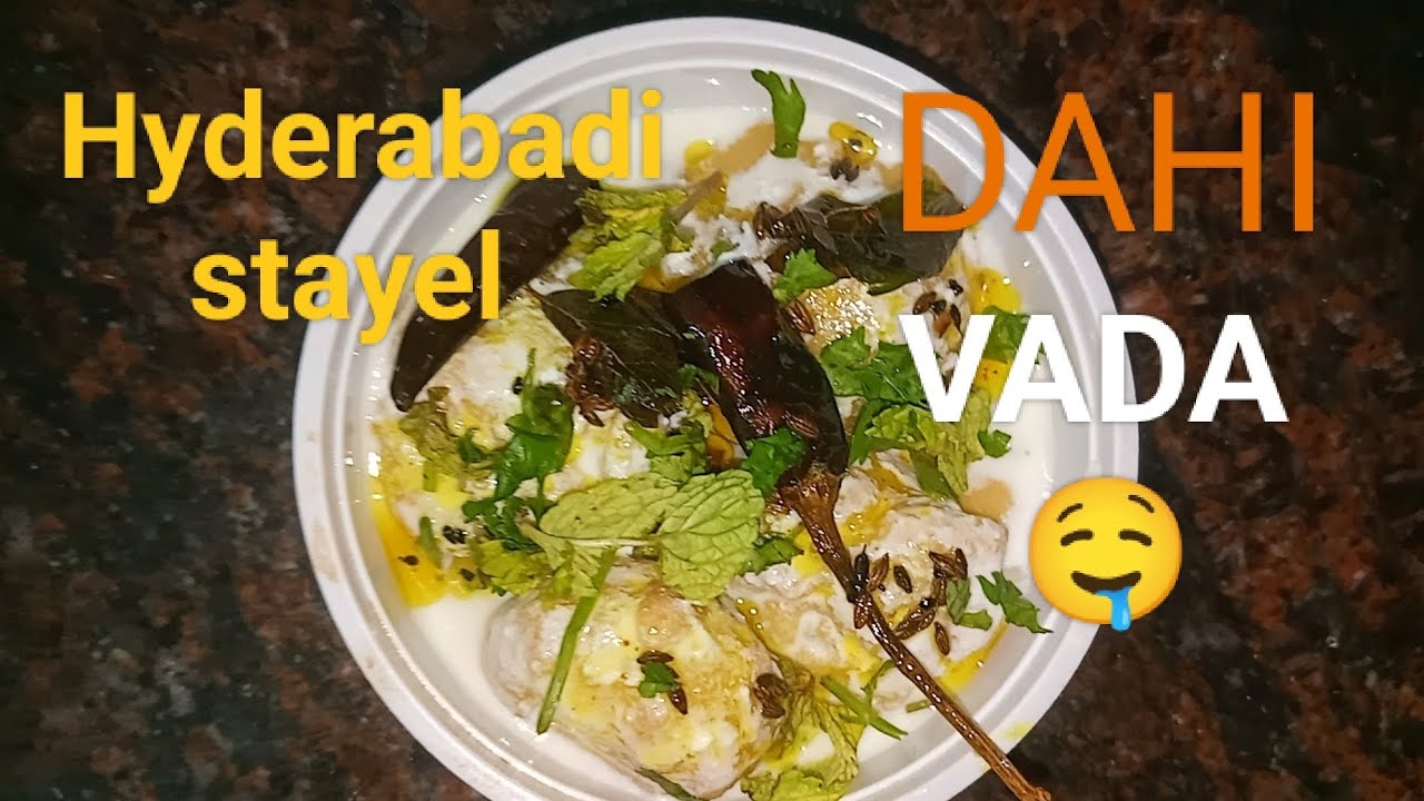 HYDERABAD SPECIAL DAHI VADE.🥰 Bhoot Hi Tasty.Dahi vada ghar par Bany Asani se🫠