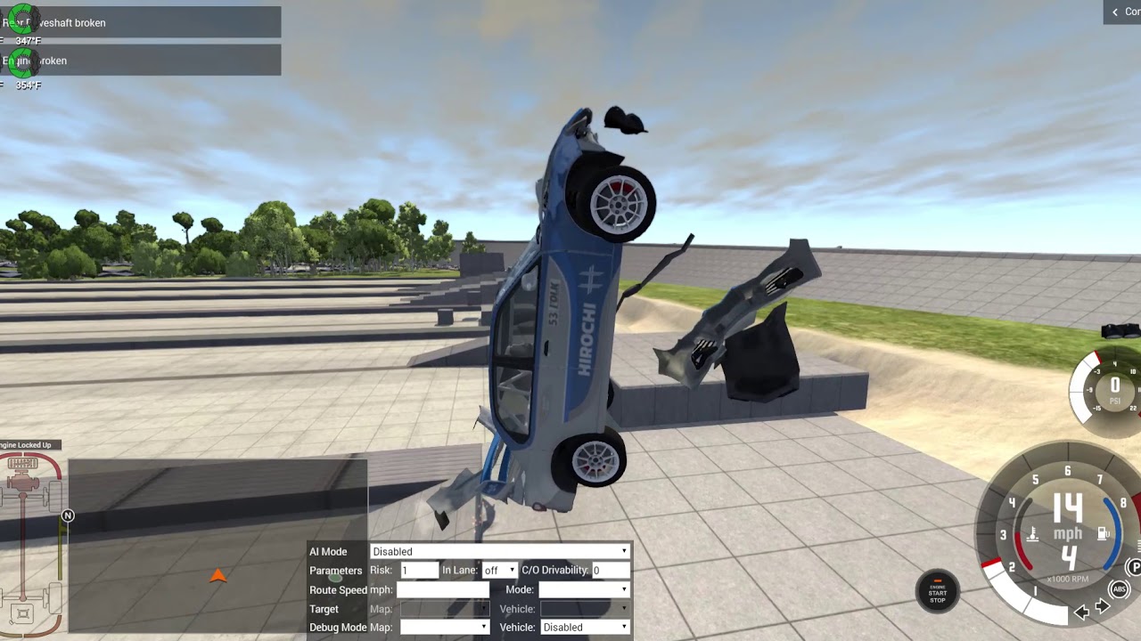 BeamNG drive allstarthrash mod