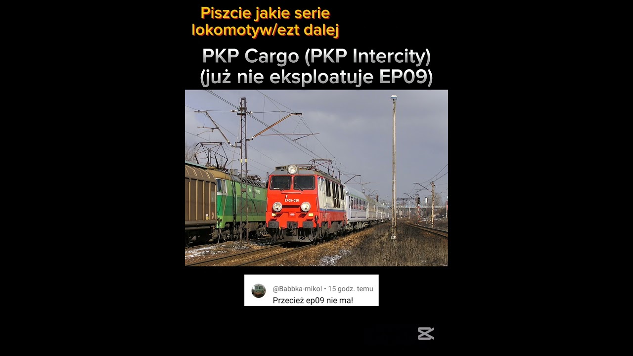 Przewoźnicy, kt&oacute;rzy eksploatują EP09 #pkp #ep09 #kolej