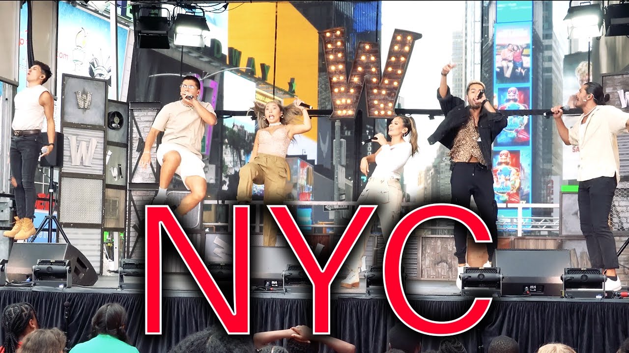 Performing in Times Square!