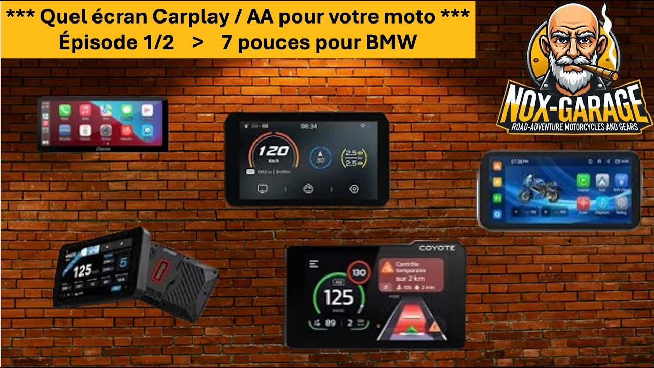 Partie 1/2 : Quel écran 7 pouces pour BMW  sur #noxgarage ?