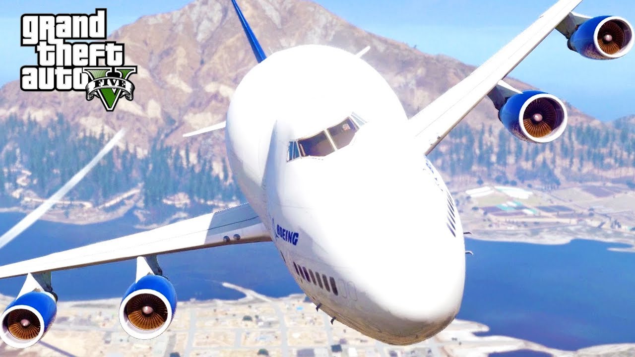 GTA 5 SP #70 - Boeing 747LCF Dreamlifter Mod