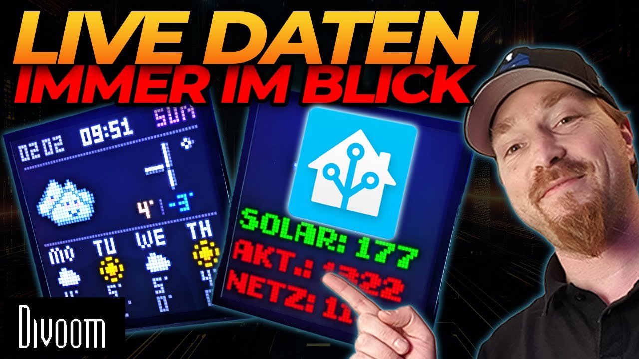 Home Assistant: Divoom Pixoo 64 &ndash; Gro&szlig;e LED-Matrix f&uuml;r dein Smart Home