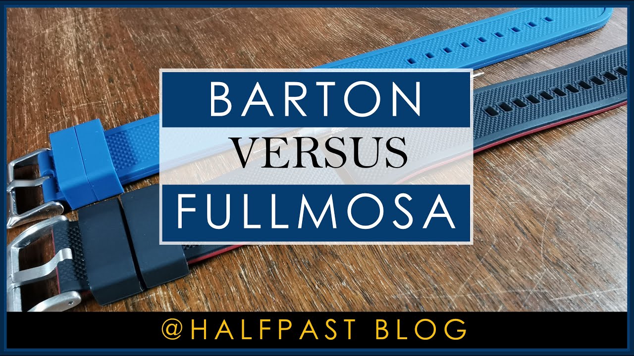Barton Elite Silicone strap VS Fullmosa strap (review)