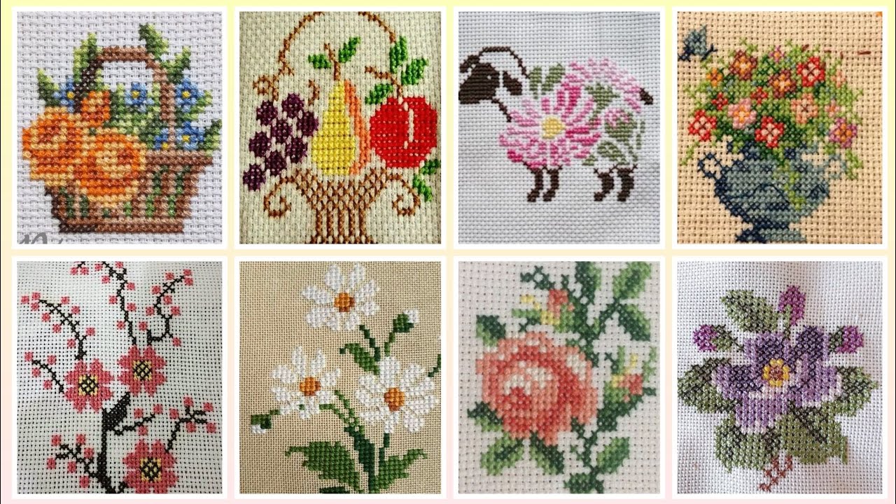 #1 Stunning & Elegant Cross stitch patterns/Charsuti Embroidery Design Ideas Hand made Embroidery