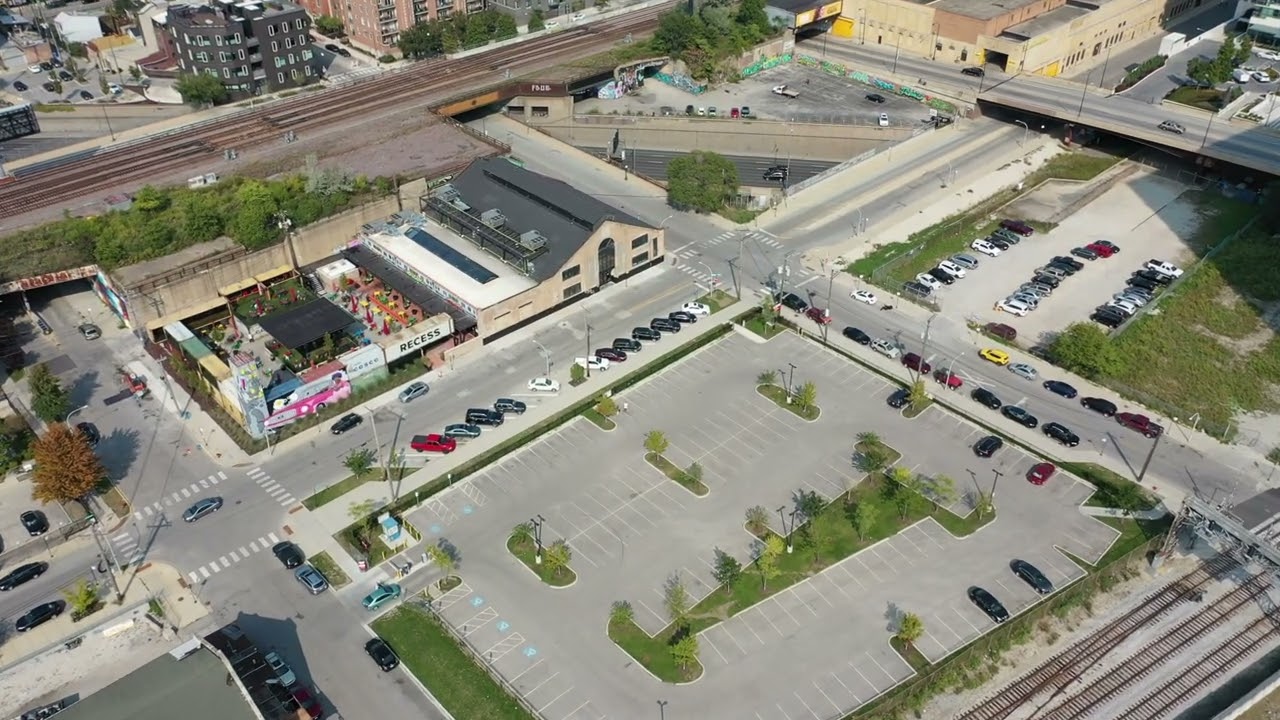 Chicago in Motion: Drone View of Metra Train & Historic City Hall | ARNE AREAL Services Co.