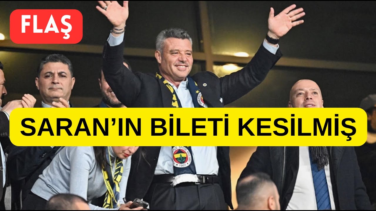 Sadettin Saran'ı indiriyorlar. Birileri bileti &ccedil;oktan kesmiş.