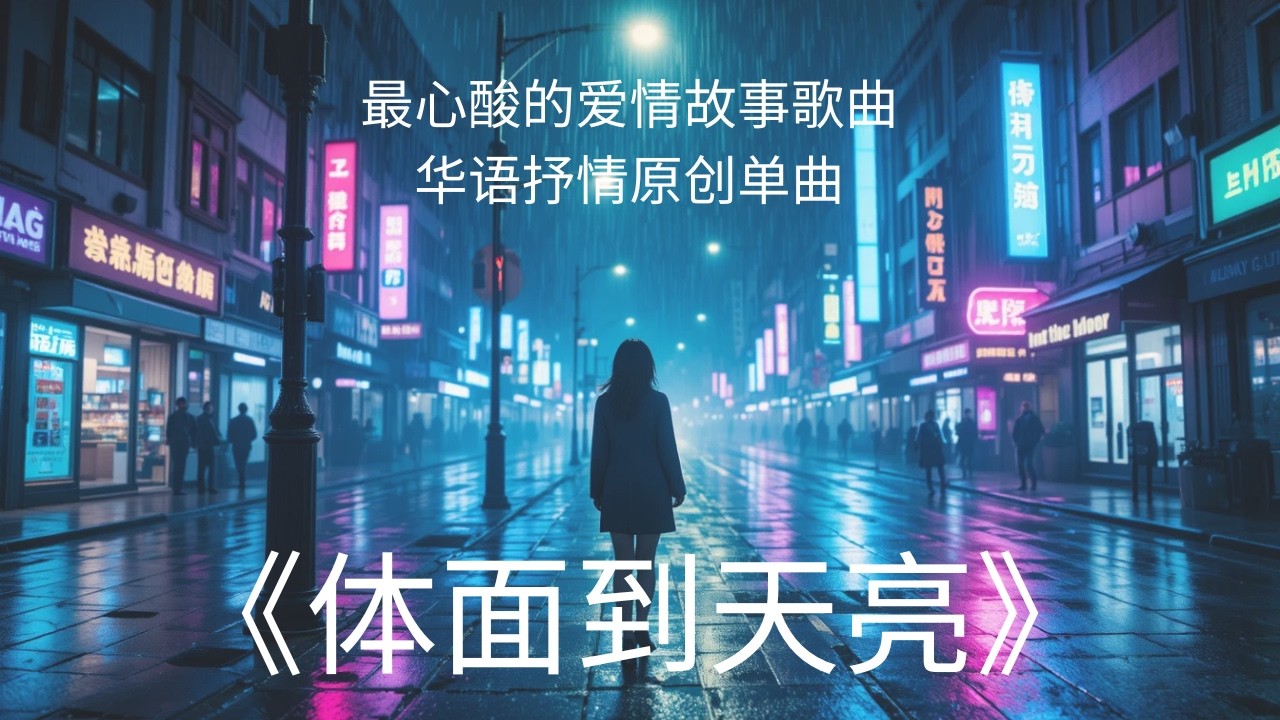 《体面到天亮》｜伤感爱情歌曲｜华语抒情原创单曲