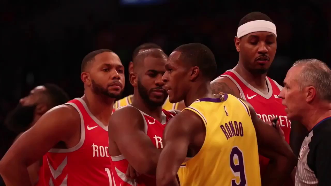 UNSEEN footage of Rajon Rondo SPITTING on Chris Paul