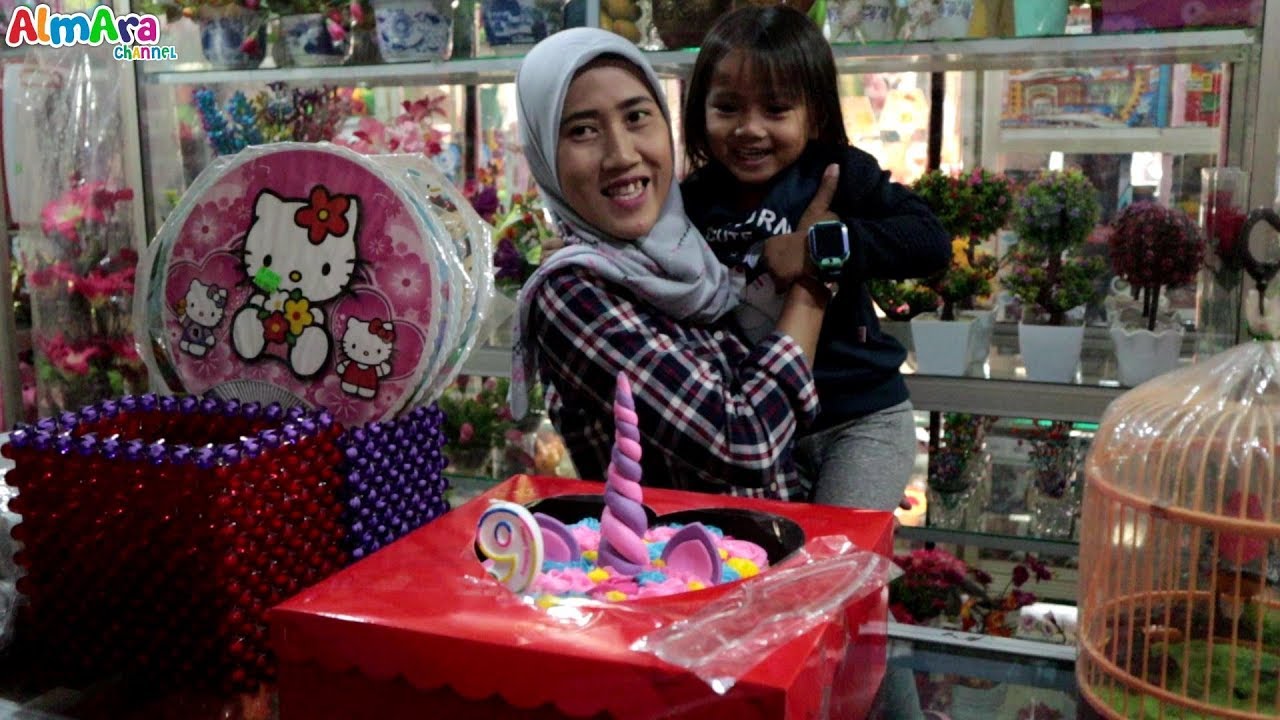 Ara Kasih Surprise Di Sekolah 🎂Persiapan Ulang Tahun ALMARA