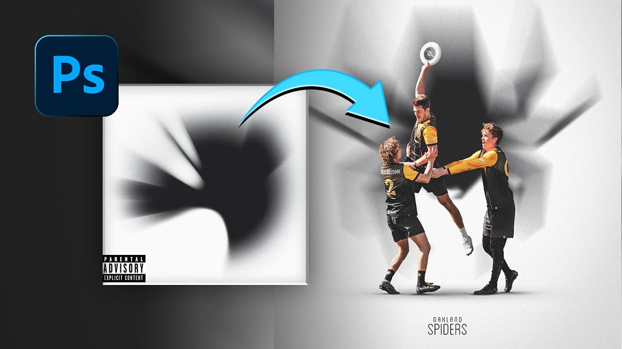 Making a Sports Poster Inspired by Album Art | Photoshop Tutorial