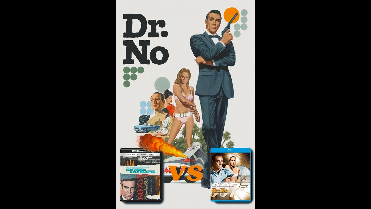 ▶ Comparison of 007: James Bond - Sean Connery 6 Film Collection (4K DI) HDR10 vs 2008 Edition