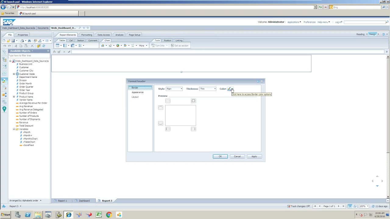 Let's Speak BO: How to Create a Dashboard in Web Intelligence