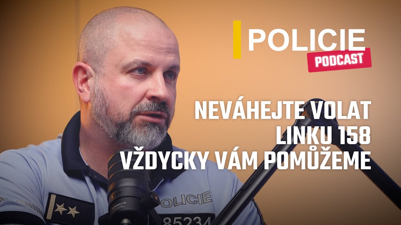PODCAST POLICIE - MARTIN NIKL: V tísni neváhejte volat linku 158. Vždycky vám pomůžeme.