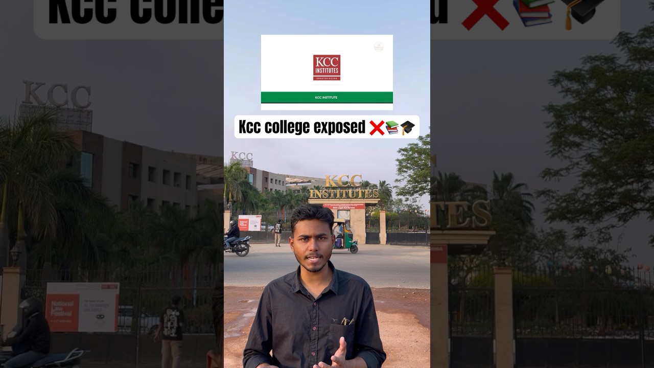 Kcc college greater noida honest review ❌ | Dark reality exposed 🙀🎓