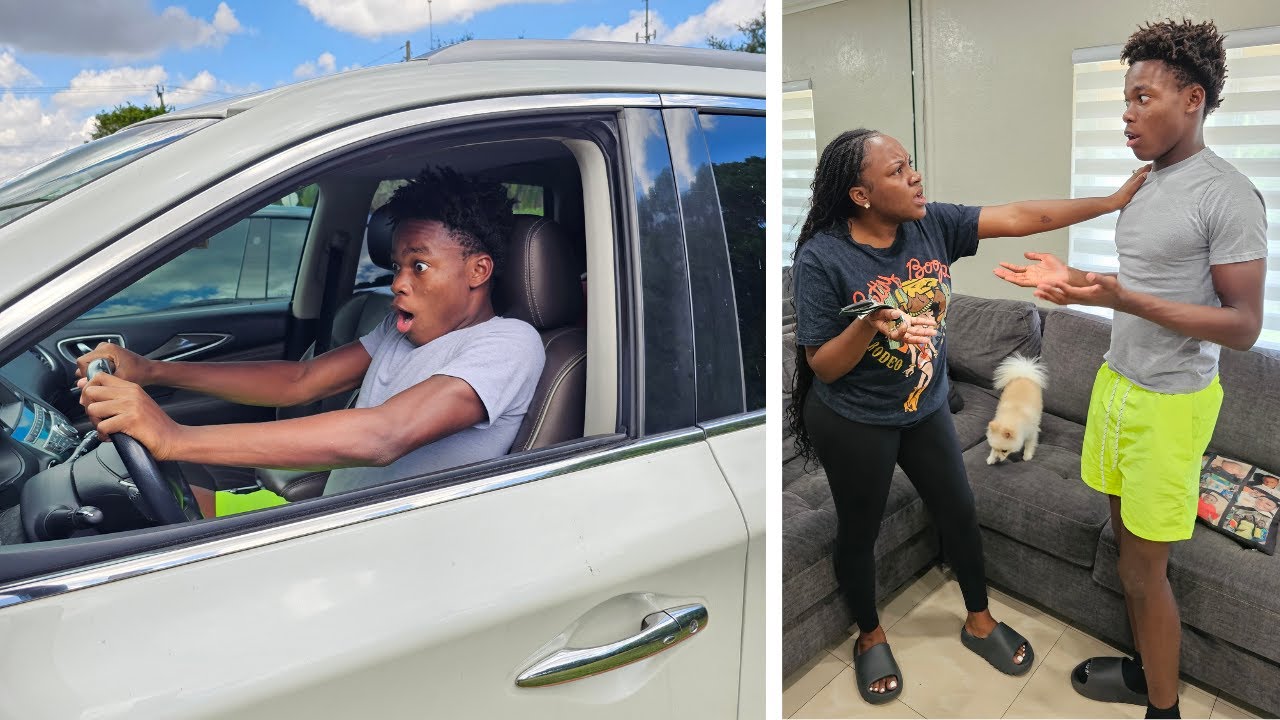 MOM Teaches TEEN a Lesson for CRASHING CAR (FULL MOVIE)