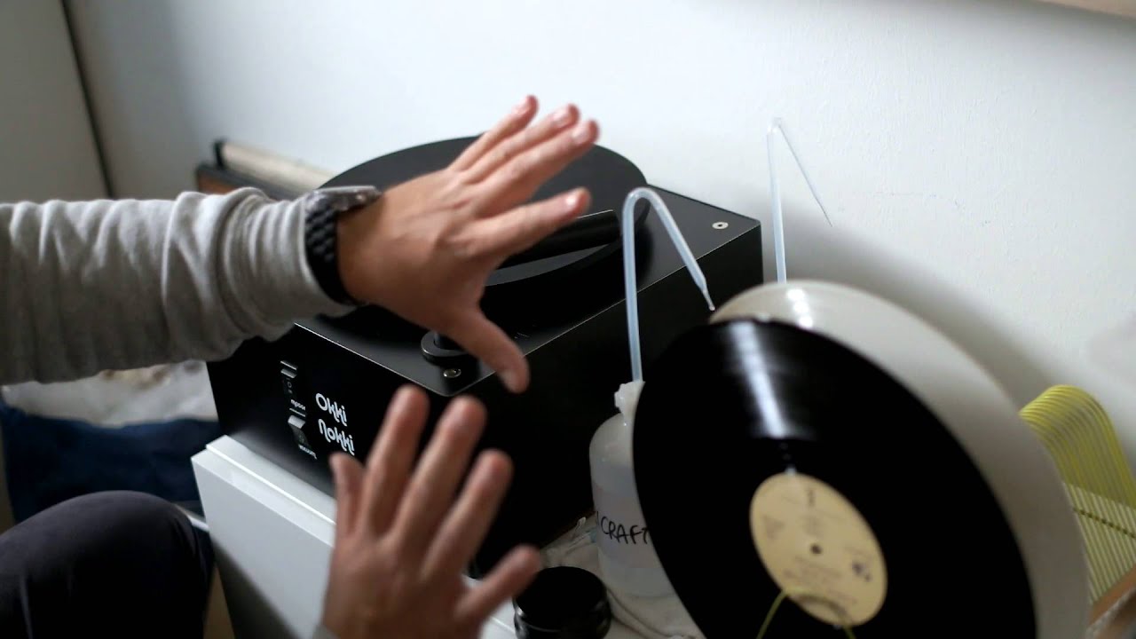 My workflow with the Okki Nokki vinyl record washing machine