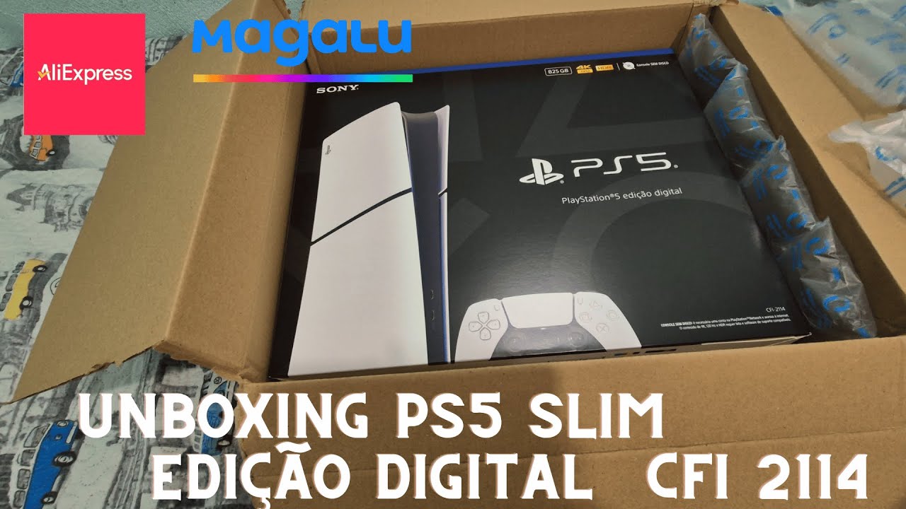 UNBOXING DO MEU NOVO PS5 E CONFIGURAÇÕES INCIAIS