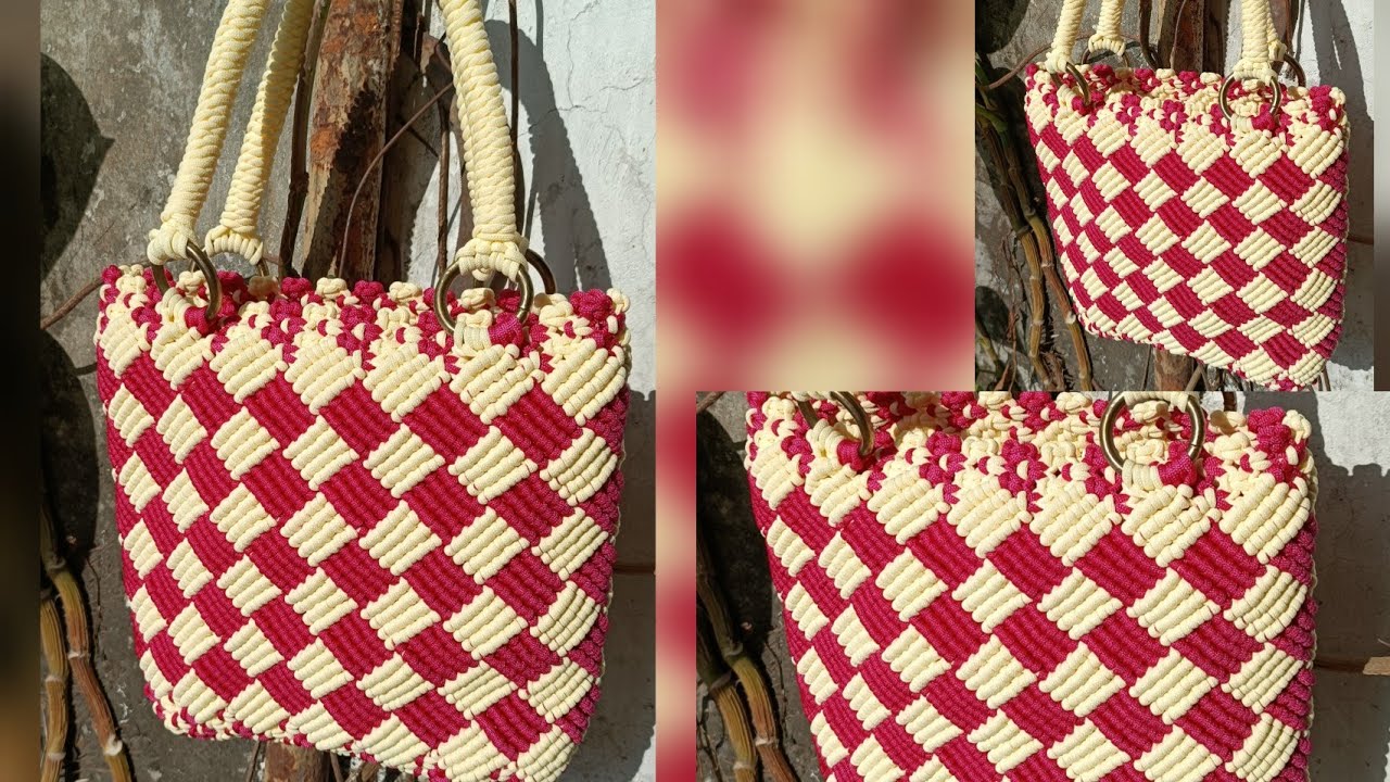 how to make macrame handbag #design 36