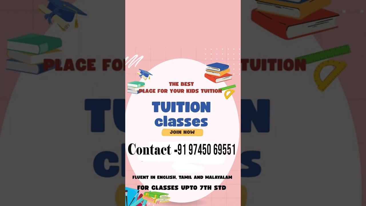Online Tuition class for Kids | class up to 7 | Kerala | India