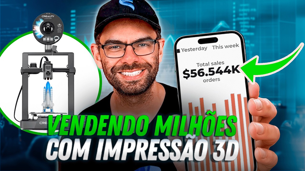 PRODUTOS IMPRESSOS EM 3D QUE VENDEM MILH&Otilde;ES (e ningu&eacute;m faz no Brasil!)