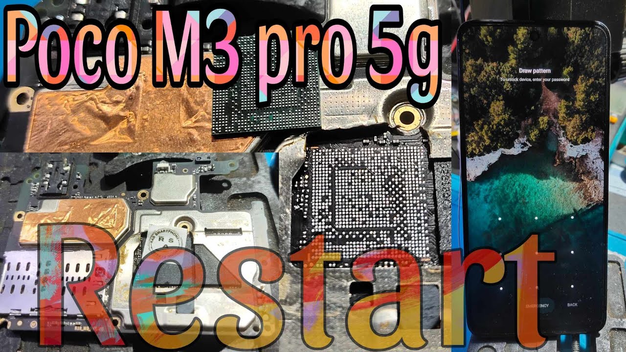 Poco M3 pro restart ,bootloop ,stuck logo fixed #smartphone #teknisimuda #borneoflasher #ngoprek