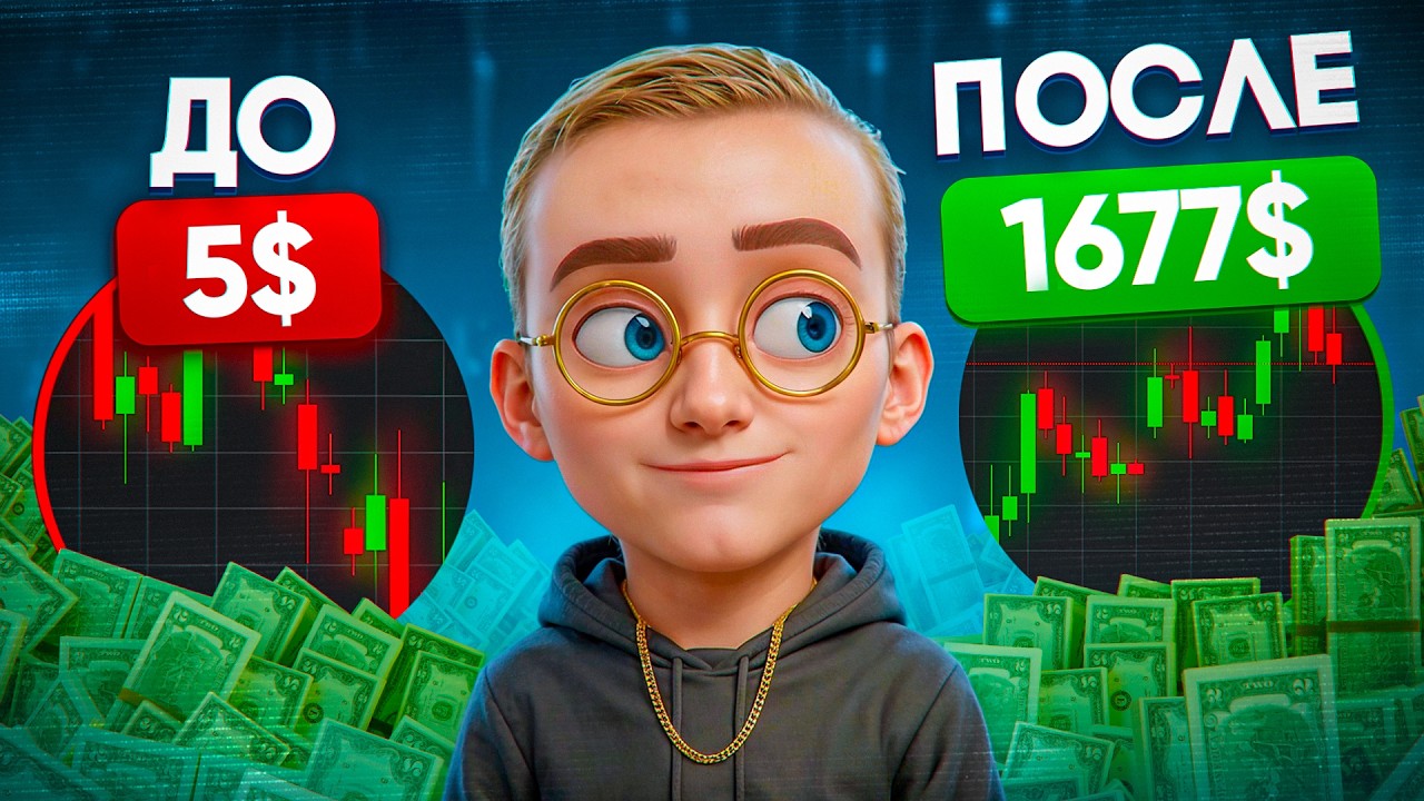 С 10$ до 1677$ за одну сессию — рабочая стратегия трейдинга 2026