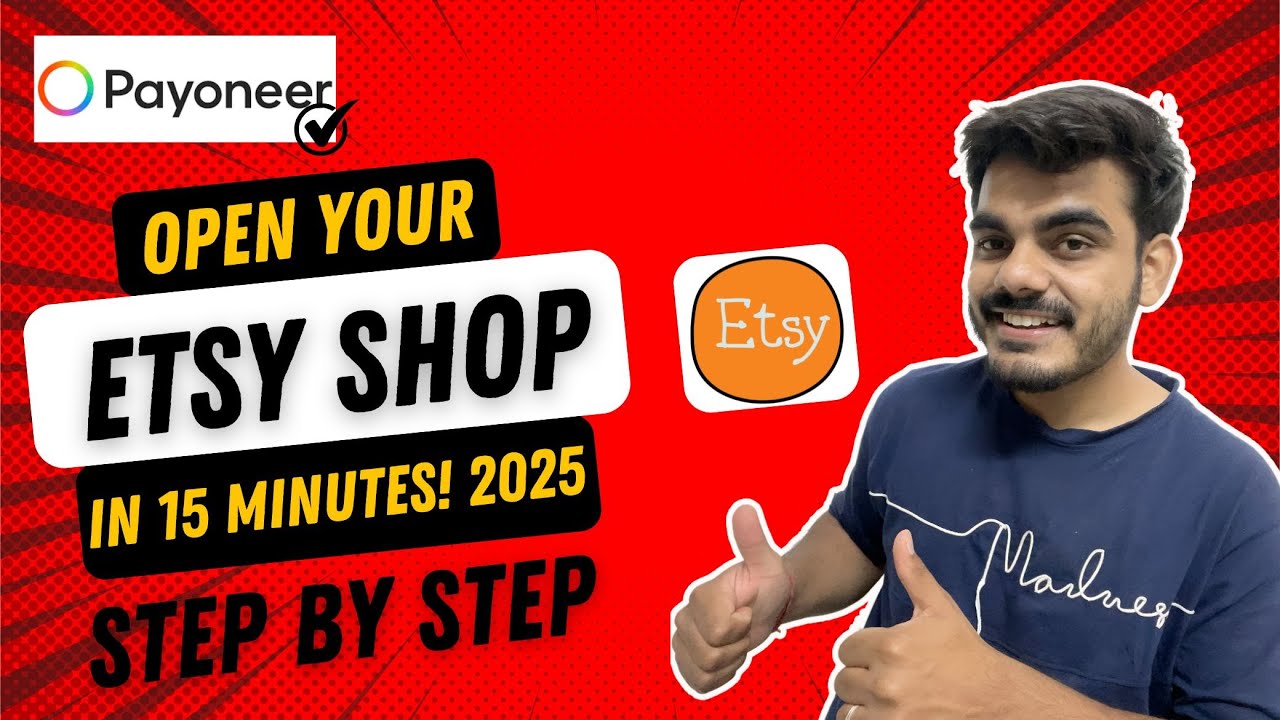 Create Etsy Seller Account in India 2025 ! 15 minutes STEP BY STEP Etsy India Full Setup