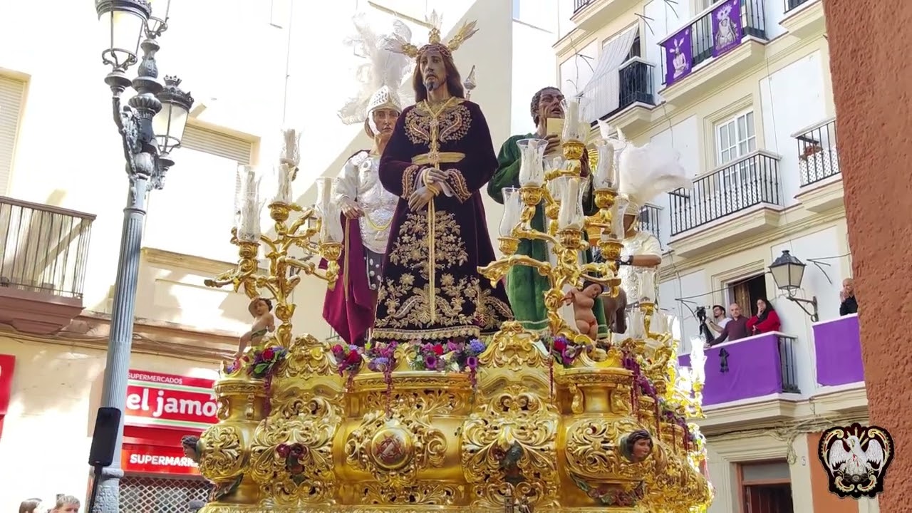 Sentencia, bajada c/ Merced y Las Canastas, Miércoles Santo Cádiz 2025
