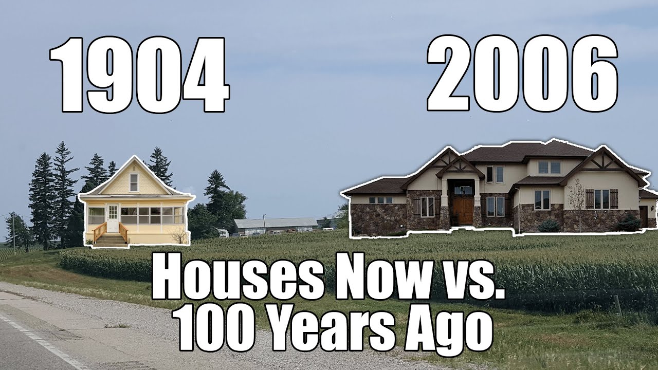 How Much has the Average Size of Houses Changed the Last Hundred Years?