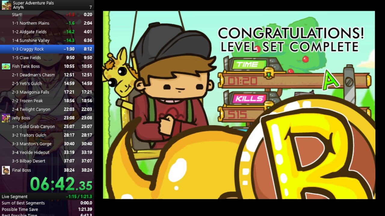 Super Adventure Pals Speedrun in 37:12