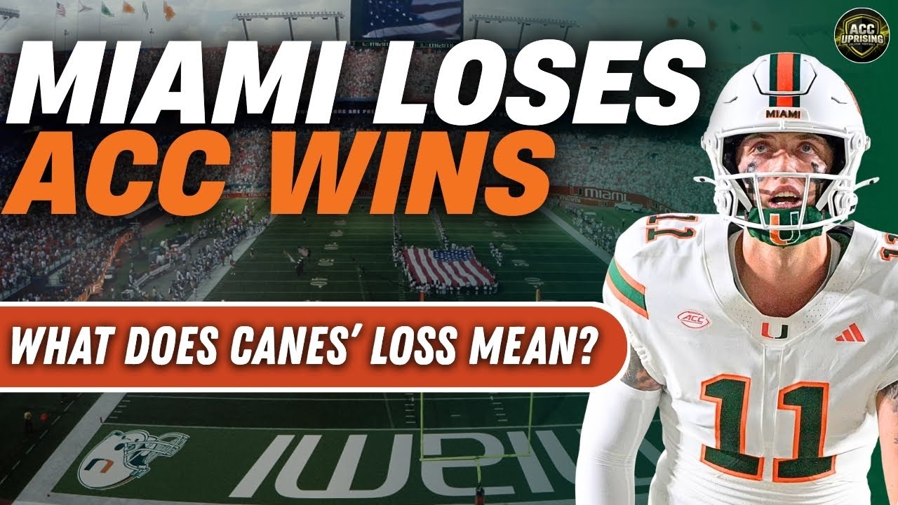Why the ACC WON Because MIAMI LOST! Carson Beck Tosses INT, Eyes Turn To CONFERENCE ON THE RISE!