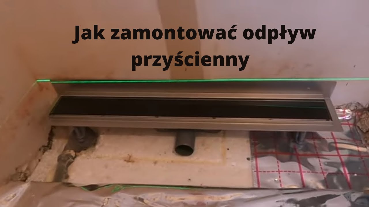 Jak zamontować odpływ liniowy przyścienny - remont4you