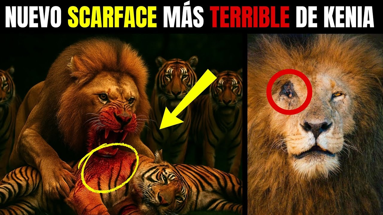 Este LEÓN  de KENIA llegó a SIBERIA y DOMINÓ a los TIGRES locales