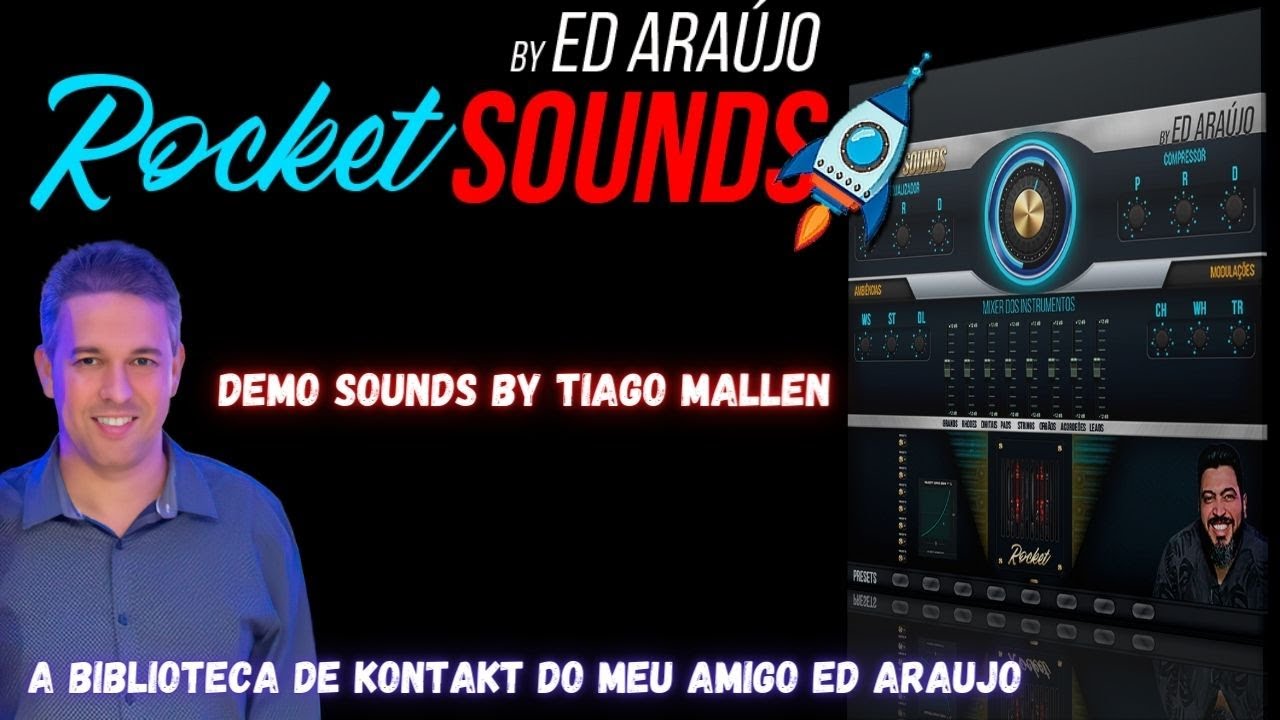ROCKET SOUNDS FOR KONTAKT - by ED ARAUJO (DEMO SOUNDS by TIAGO MALLEN) #kontakt #edaraujo #rockets