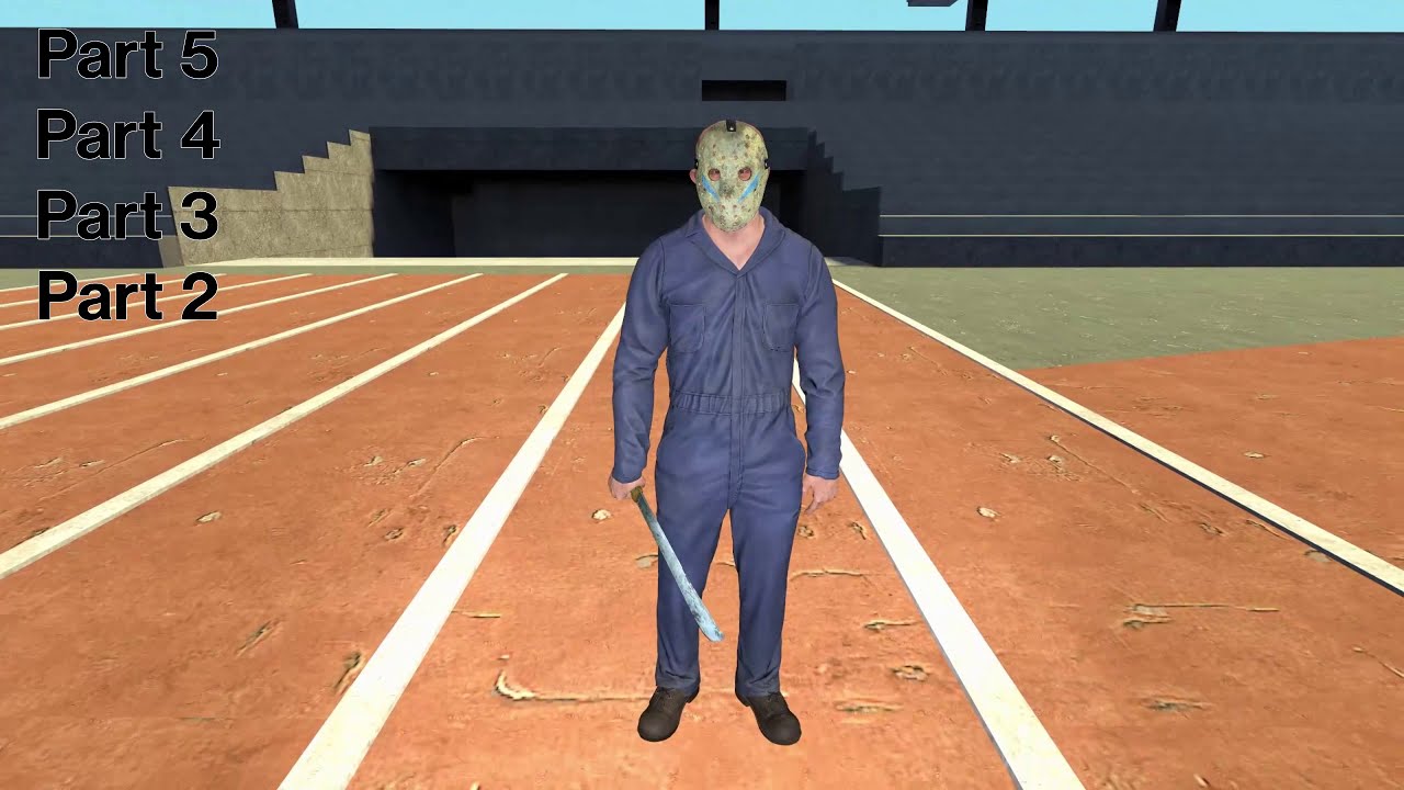 Which Jason Voorhees Version Is The Fastest ? A 100m Race Will Reveal All !!