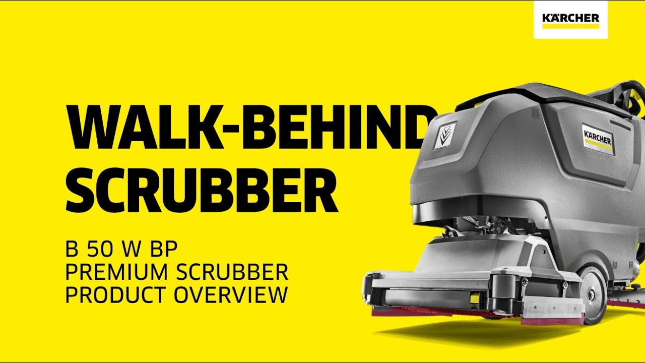 The Kärcher  B 50 Walk-Behind Scrubber